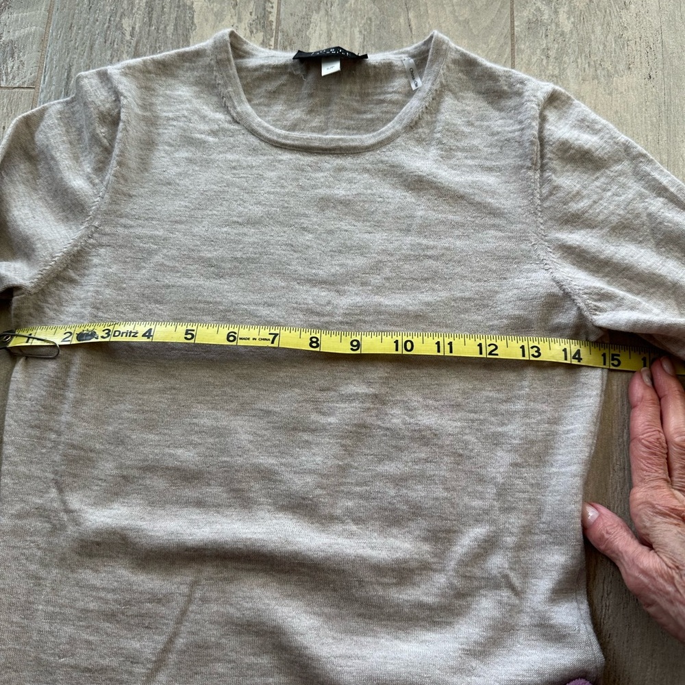 Forte Cashmere Cream Crew Neck Sweater